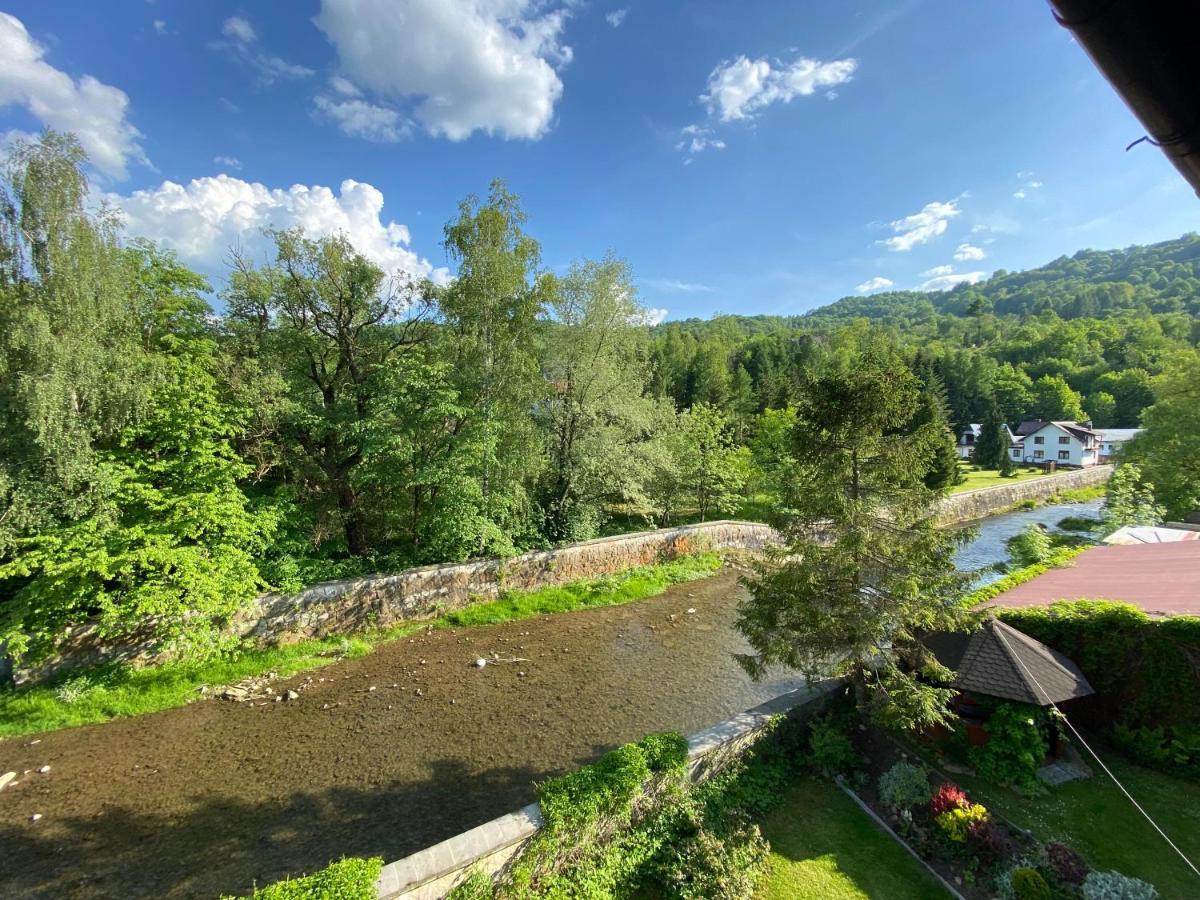 슈차브니차 Nad Grajcarkiem Pieniny 아파트 외부 사진